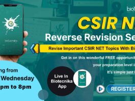 CSIR NET Revision Questions