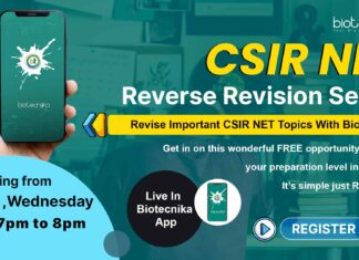 CSIR NET Revision Questions