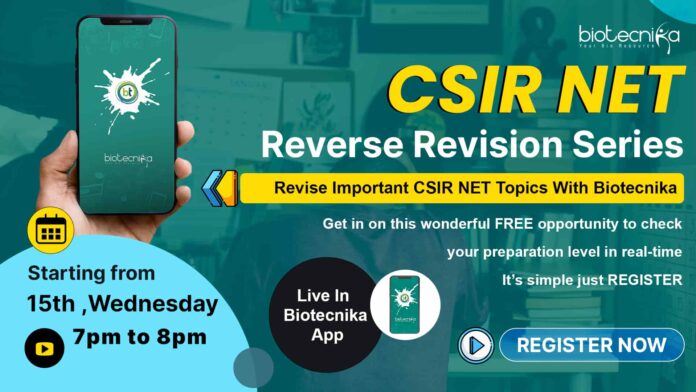 CSIR NET Revision Questions