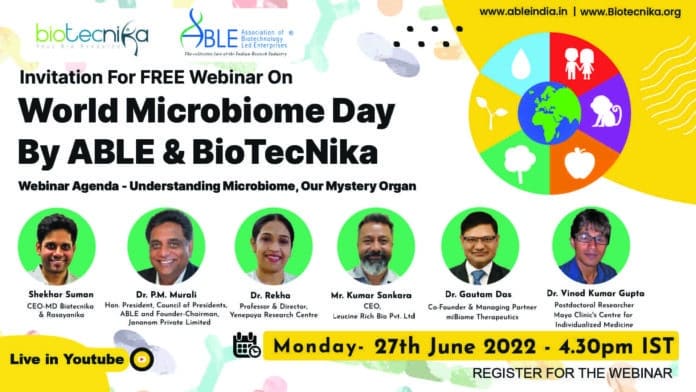 World Microbiome Day 2022 - 27th June 2022
