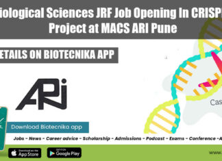 ARI Pune Biological Sciences