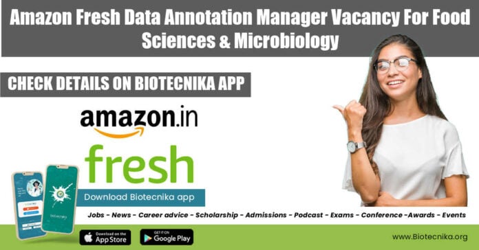 Amazon Fresh Jobs Karnatakaa