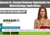 Amazon Sr. Content Reviewer Opportunity For Biotechnology, Apply Online Amazon Jobs For Biotechnology