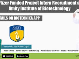 Amity University Project Intern