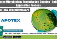 Apotex Microbiology Executive Job Opening – Online Application Process Apotex Microbiology Executive Job