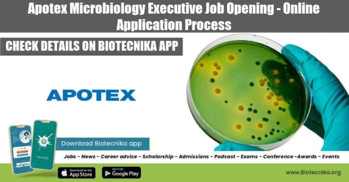 Apotex Microbiology Executive Job
