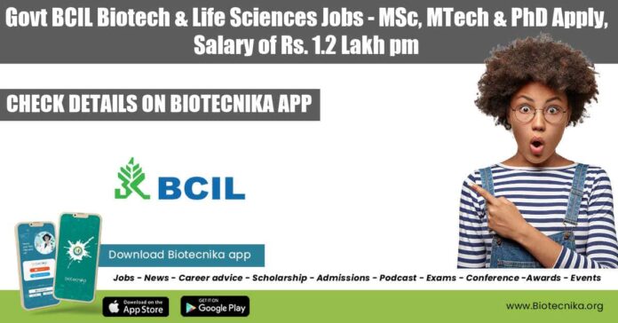 BCIL Jobs 2022 Biotech (1)