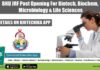 BHU JRF Post Opening For Biotech, Biochem, Microbiology & Life Sciences BHU Vacancy For JRF