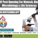 BHU JRF Post Opening For Biotech, Biochem, Microbiology & Life Sciences BHU Vacancy For JRF