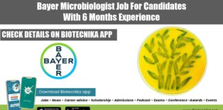 Bayer Microbiologist Job