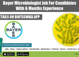 Bayer Microbiologist Job
