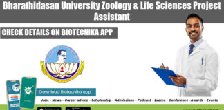 Bharathidasan University Zoology