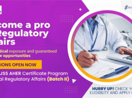 Biocon JSS AHER Certificate Program in Global Regulatory Affairs (Batch II)