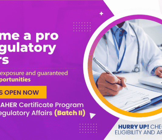 Biocon JSS AHER Certificate Program in Global Regulatory Affairs (Batch II)