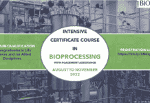 BIOZEEN Intensive Certification Course in Bioprocessing With Placement Assistance 2022 BIOZEEN Certification Course 2022 With Placement Assistance