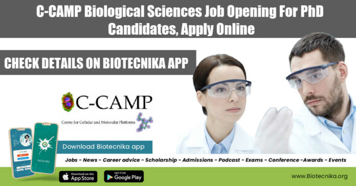 C-CAMP PhD Job Opening