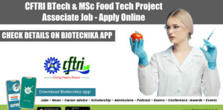 CFTRI Project Vacancy Announcement