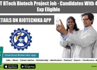 CSIR-IICT BTech Biotech Project