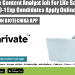 Clarivate Content Analyst Job For Life Sciences – 0-1 Exp Candidates Apply Online Clarivate Content Analyst Job