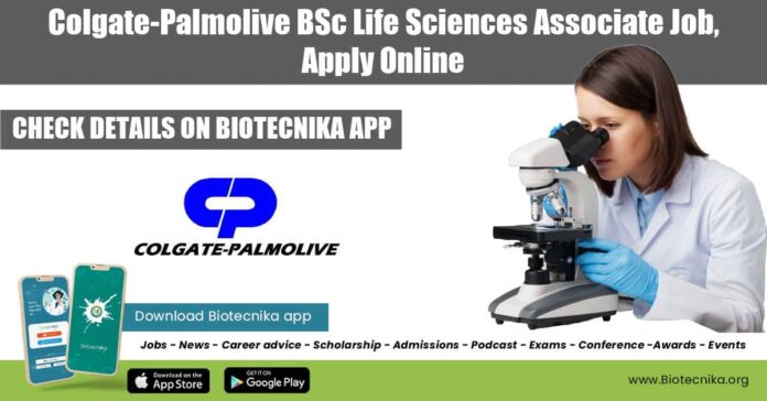 Colgate-Palmolive Associate Job Opening