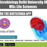 Dept of Microbiology Delhi University JRF Job For MSc Life Sciences Delhi University Vacancy 2022
