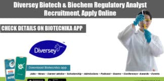 Diversey Regulatory Analyst Job