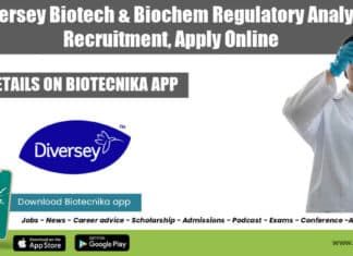 Diversey Regulatory Analyst Job