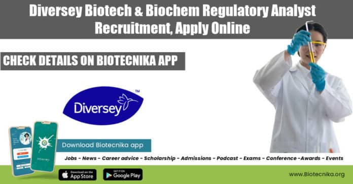 Diversey Regulatory Analyst Job