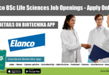 Elanco BSc Life Sciences Job Openings – Apply Online Elanco BSc Life Sciences