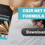 CSIR NET Part A Formula