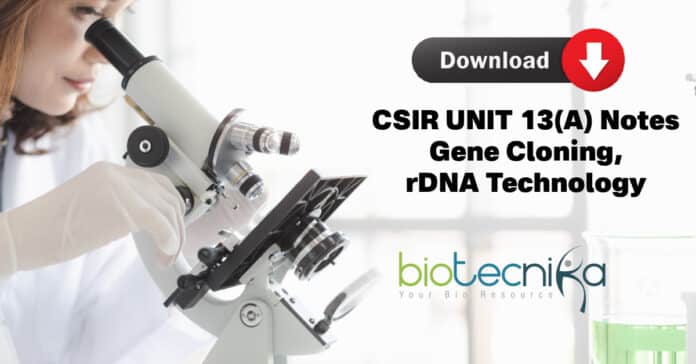 CSIR Unit 13 Notes
