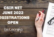 CSIR June 2022 Registration