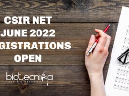 CSIR June 2022 Registration