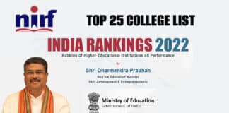 Top College as per NIRF 2022