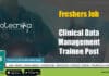 Freshers Clinical Data Management Trainee Job At MakroCare – Apply Online Freshers Clinical Data Job