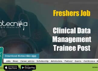 Freshers Clinical Data Job