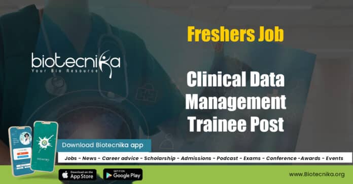 Freshers Clinical Data Job