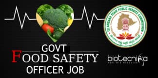 Govt Food Safety Job