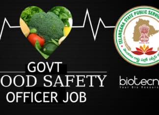 Govt Food Safety Job