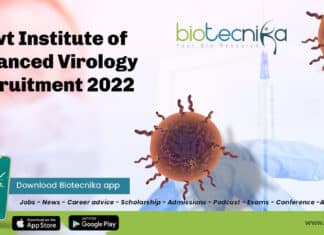 Institute of Advanced Virology Job