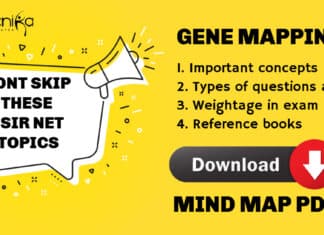 CSIR NET Gene Mapping