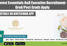 Forest Essentials R&D Executive