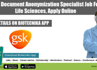 GSK Life Sciences Job