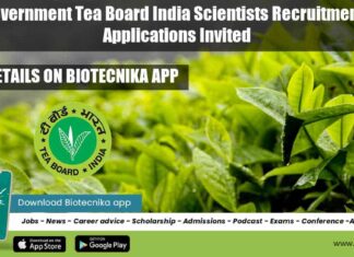 Government Tea Board Vacancies