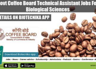 Govt Coffee Board Jobs