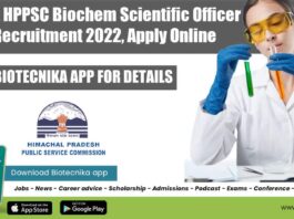 Govt HPPSC Scientific Officer