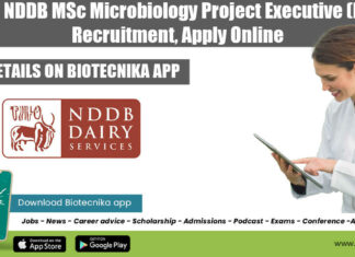 Govt NDDB R&D Vacancy
