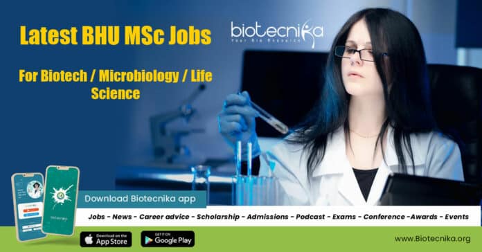 Latest BHU Biotech Job