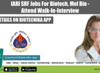 IARI Project 2022 Jobs