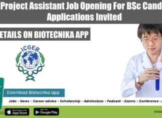 ICGEB 2022 Job Opening